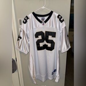 Reebok Men's White Jersey with Black Accents